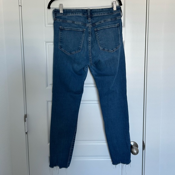 GAP Women's Distressed Skinny Jeans - Blue - Picture 2 of 4